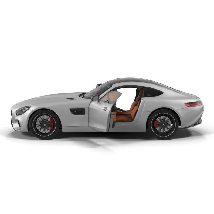 3D Mercedes Benz AMG GT 2016 Simple Interior