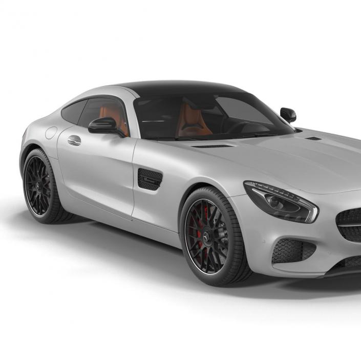 3D Mercedes Benz AMG GT 2016 Simple Interior