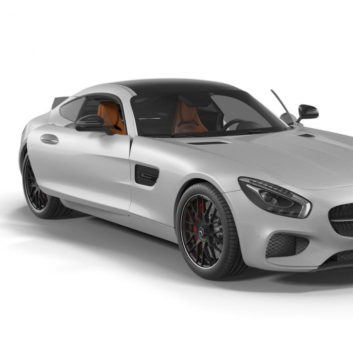 3D Mercedes Benz AMG GT 2016 Simple Interior