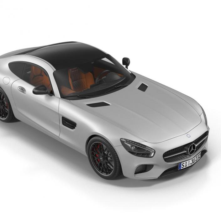 3D Mercedes Benz AMG GT 2016 Simple Interior