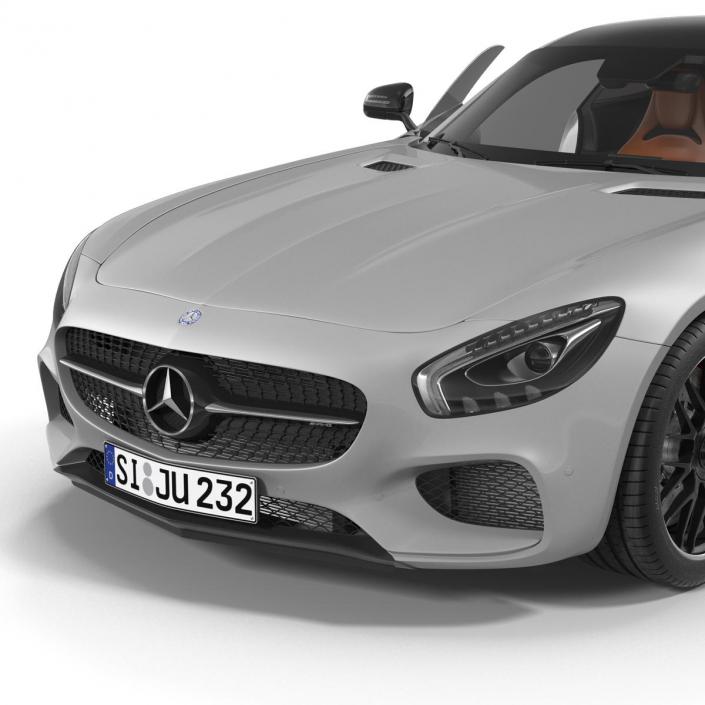 3D Mercedes Benz AMG GT 2016 Simple Interior