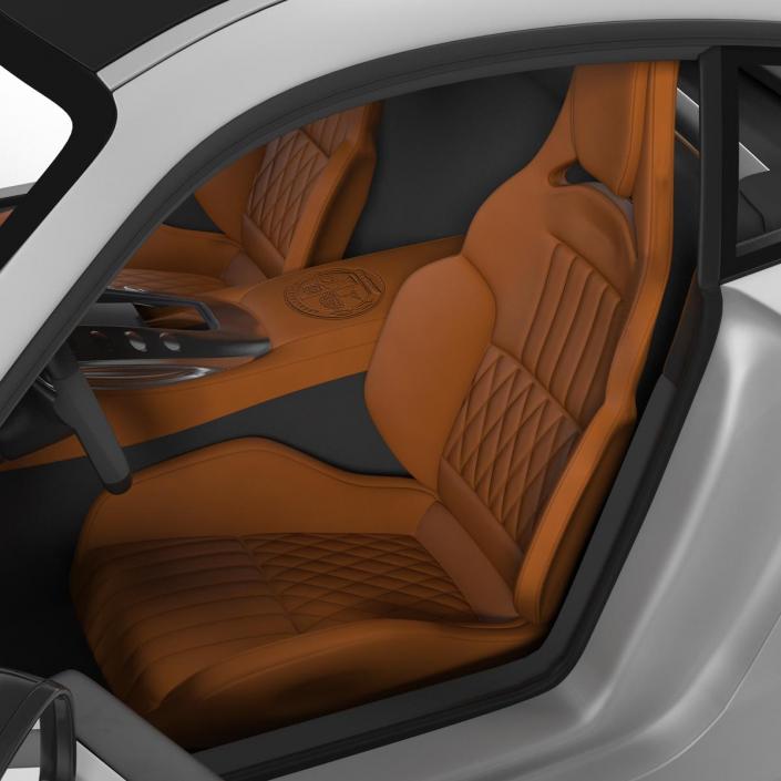 3D Mercedes Benz AMG GT 2016 Simple Interior