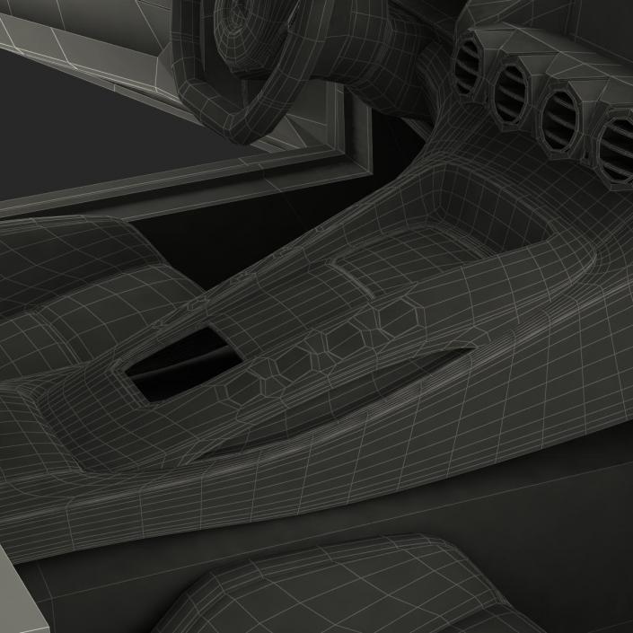 3D Mercedes Benz AMG GT 2016 Simple Interior