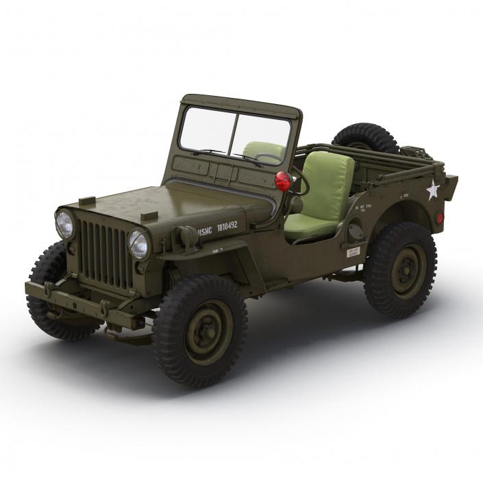 3D model Jeep Willys M38