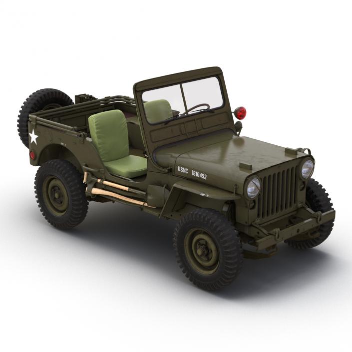 3D model Jeep Willys M38