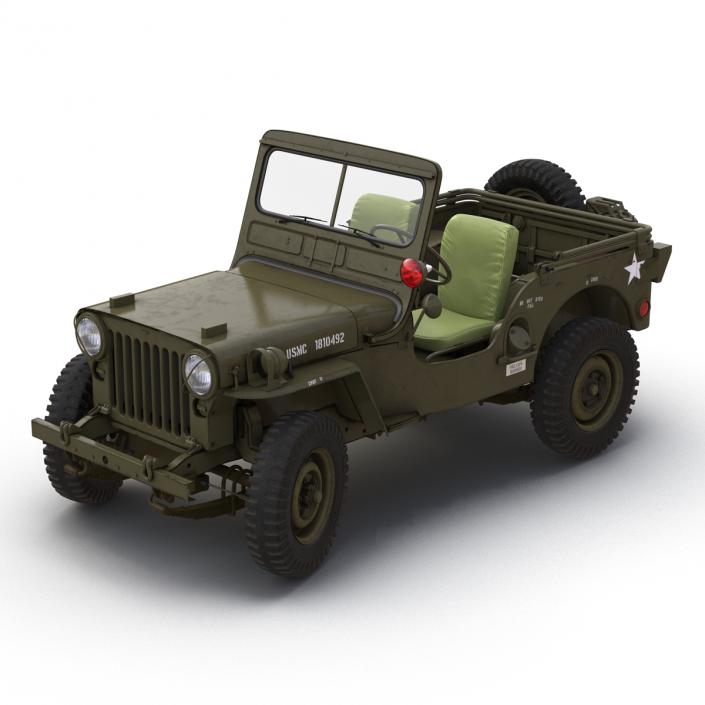 3D model Jeep Willys M38