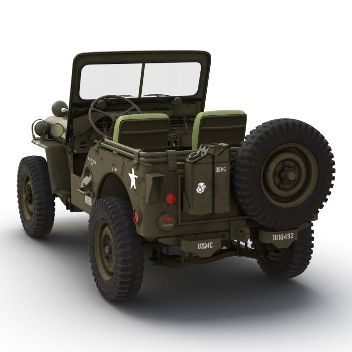 3D model Jeep Willys M38