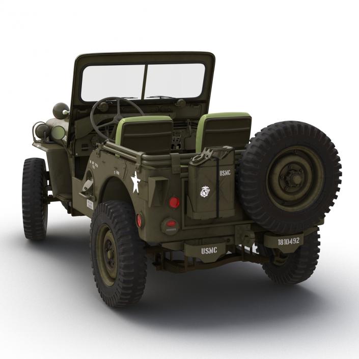 3D model Jeep Willys M38