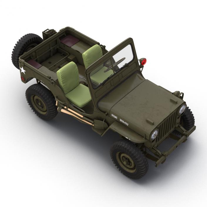 3D model Jeep Willys M38