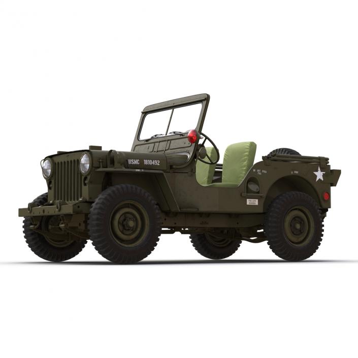 3D model Jeep Willys M38