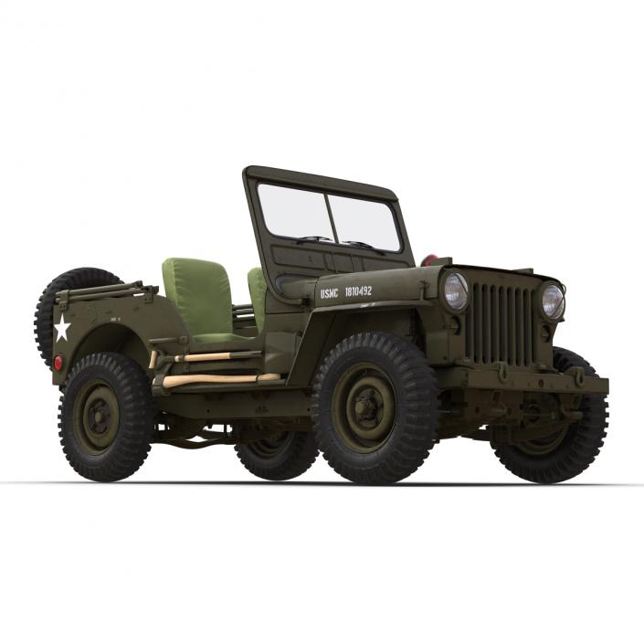 3D model Jeep Willys M38