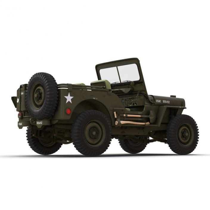 3D model Jeep Willys M38