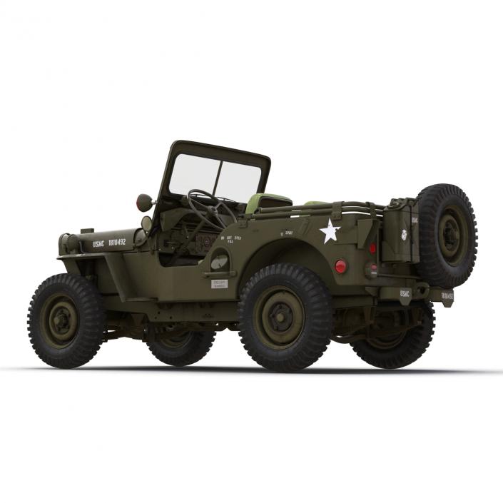 3D model Jeep Willys M38