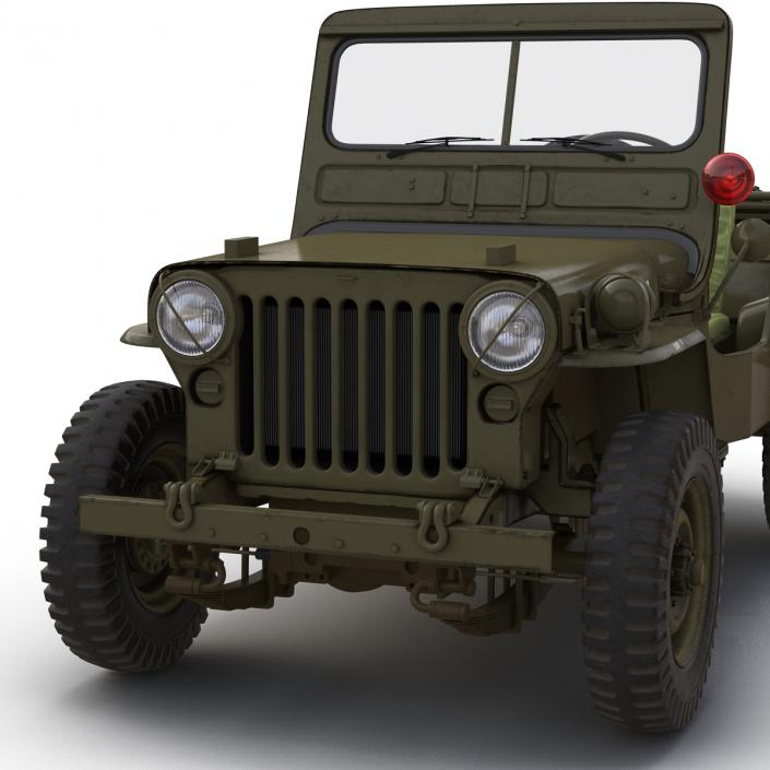 3D model Jeep Willys M38