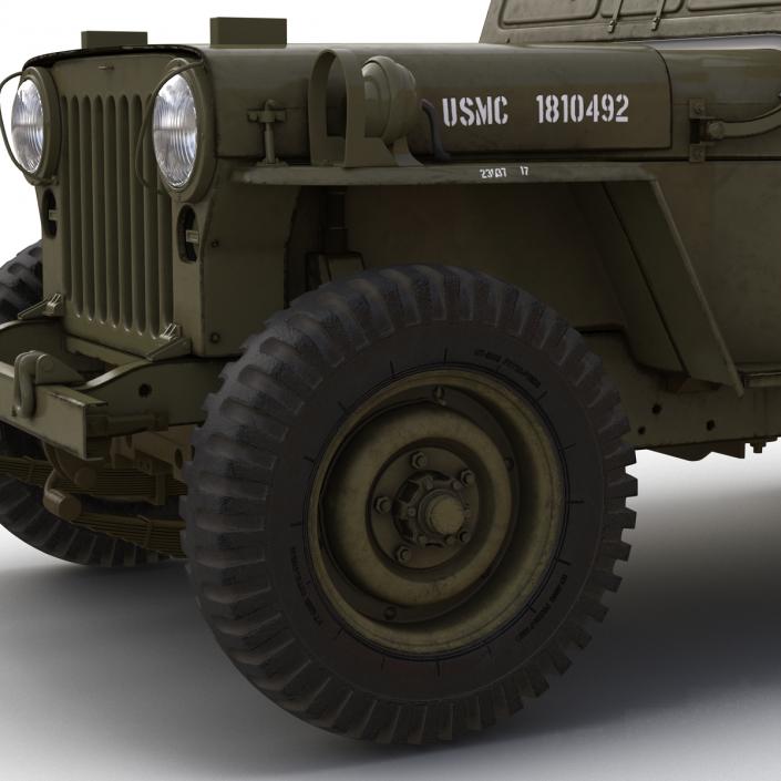 3D model Jeep Willys M38