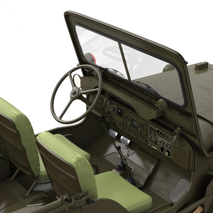 3D model Jeep Willys M38