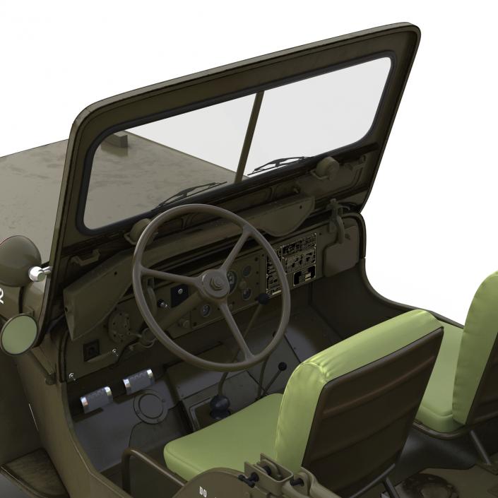 3D model Jeep Willys M38