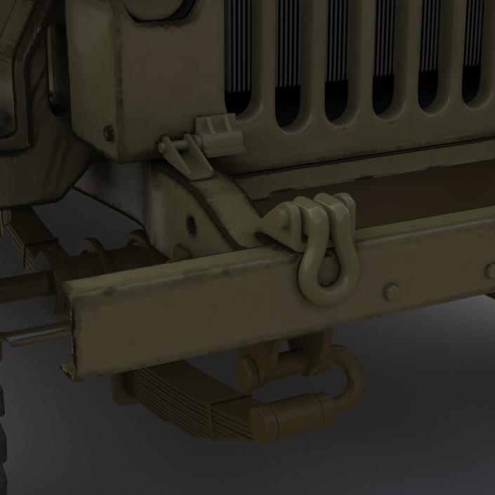 3D model Jeep Willys M38