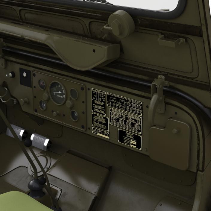 3D model Jeep Willys M38