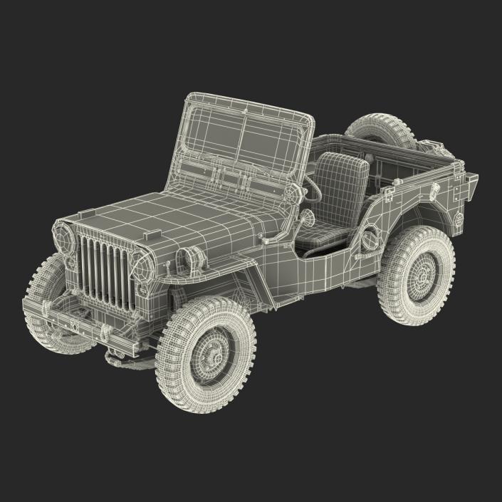 3D model Jeep Willys M38