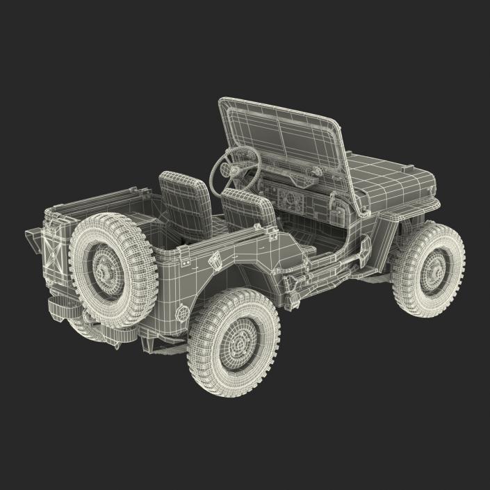 3D model Jeep Willys M38