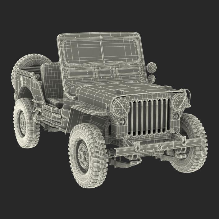 3D model Jeep Willys M38