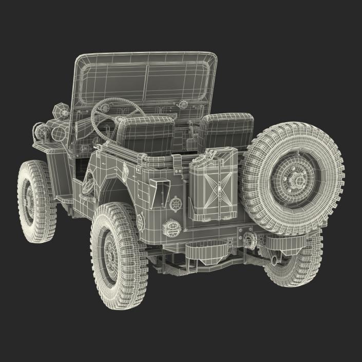 3D model Jeep Willys M38