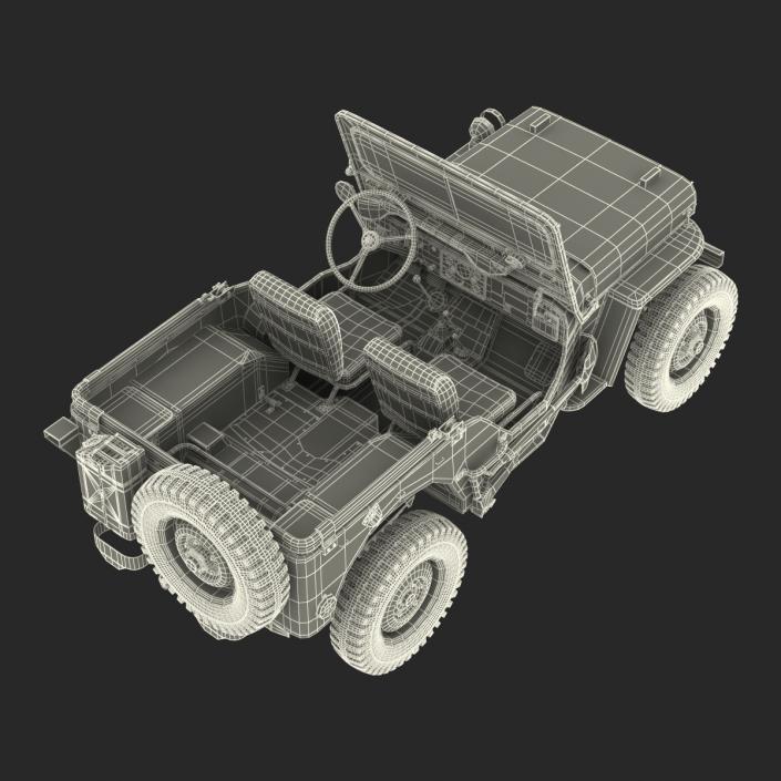 3D model Jeep Willys M38