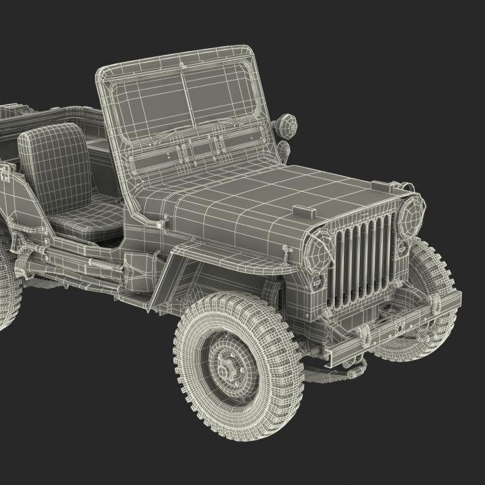 3D model Jeep Willys M38