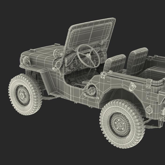 3D model Jeep Willys M38