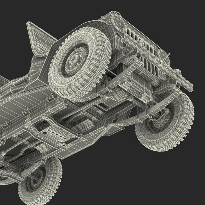 3D model Jeep Willys M38