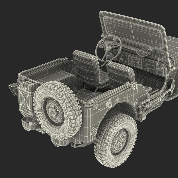 3D model Jeep Willys M38