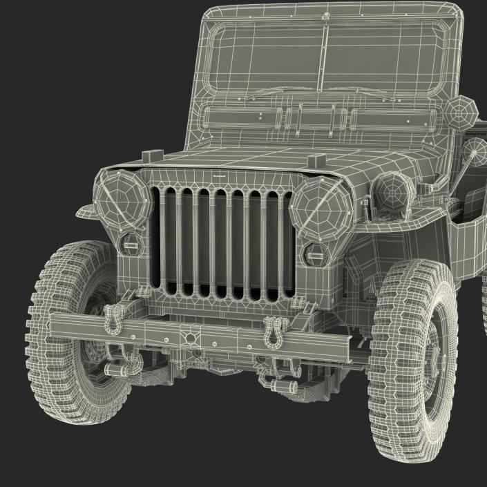 3D model Jeep Willys M38