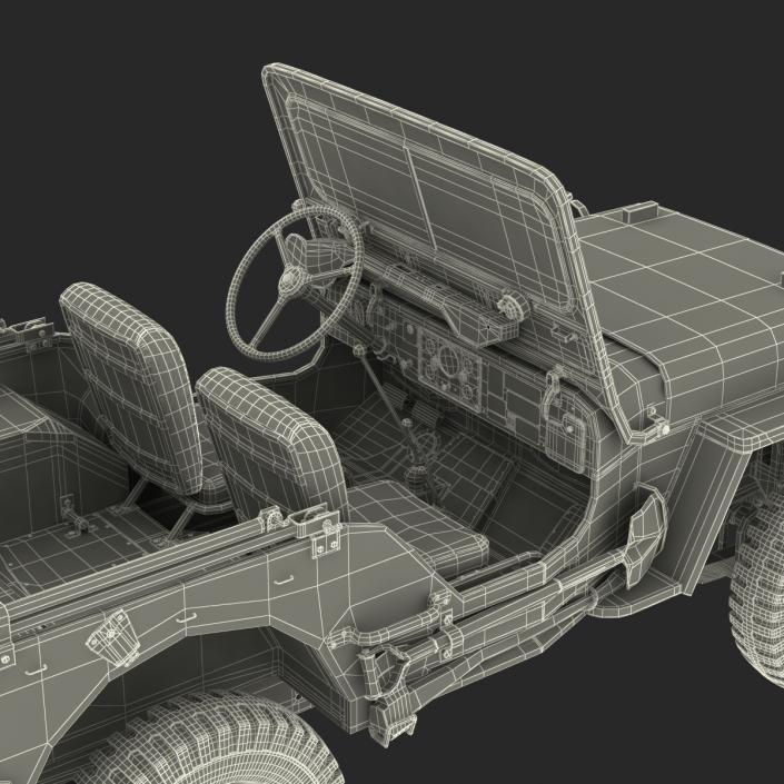 3D model Jeep Willys M38