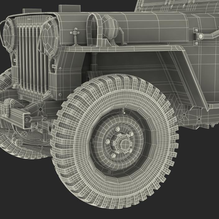 3D model Jeep Willys M38