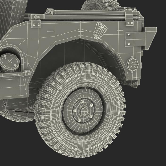 3D model Jeep Willys M38