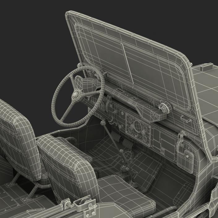 3D model Jeep Willys M38