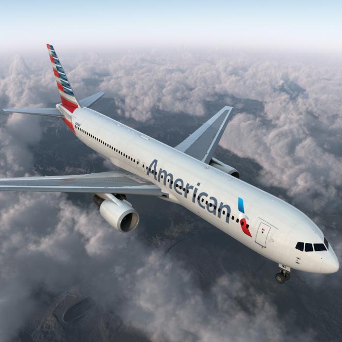 Boeing 767-300 American Airlines 3D