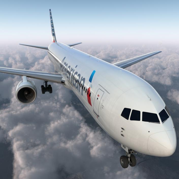 Boeing 767-300 American Airlines 3D