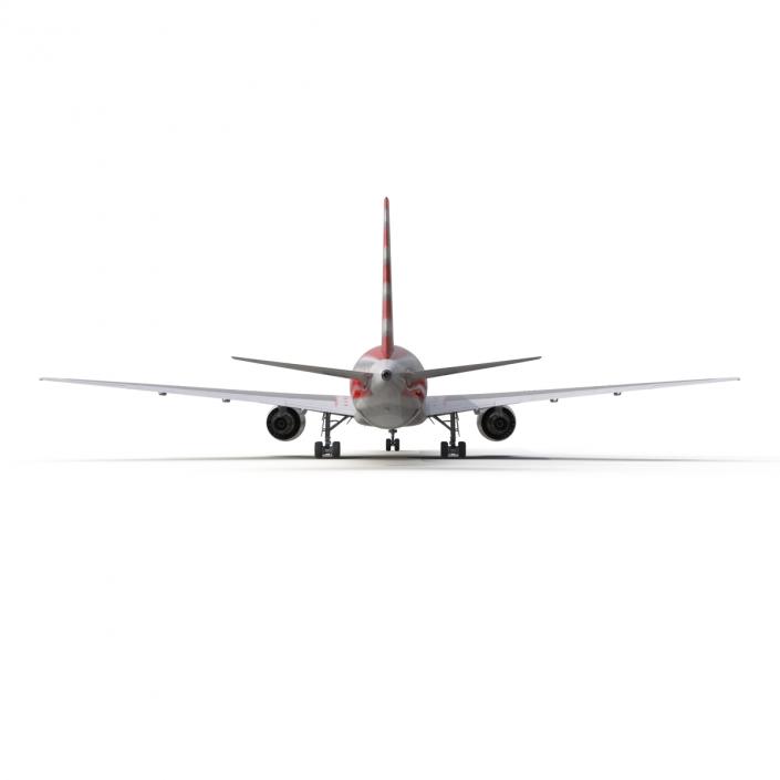 Boeing 767-300 American Airlines Rigged 3D model