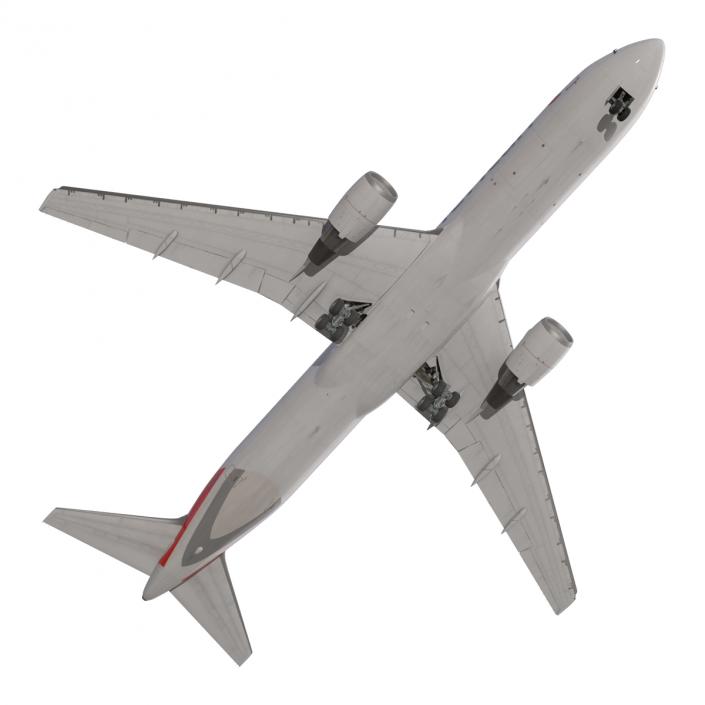 Boeing 767-300 American Airlines Rigged 3D model