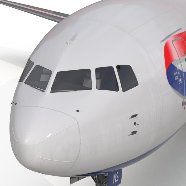 Boeing 767-300 British Airways Rigged 3D