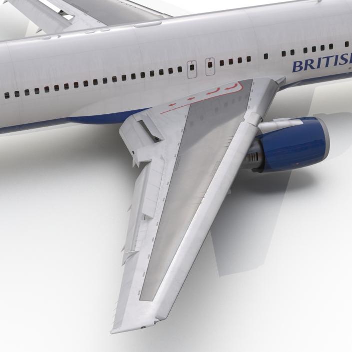 Boeing 767-300 British Airways Rigged 3D