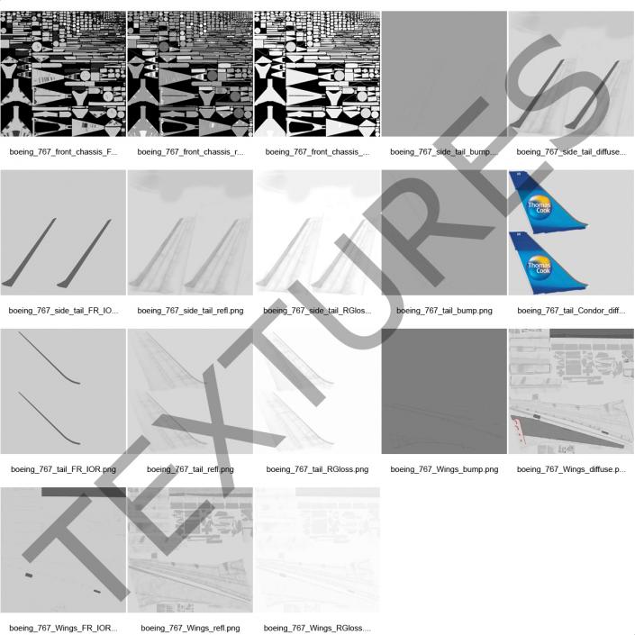 Boeing 767-300 Condor Flugdienst 3D