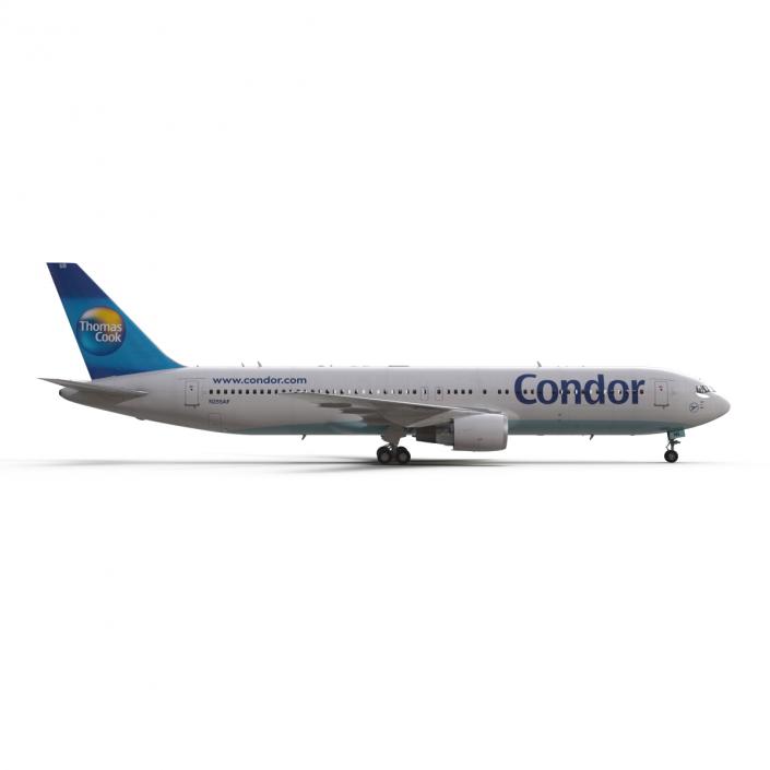 Boeing 767-300 Condor Flugdienst Rigged 3D model