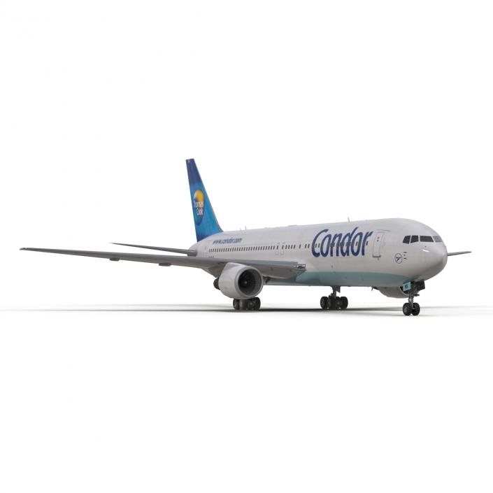 Boeing 767-300 Condor Flugdienst Rigged 3D model