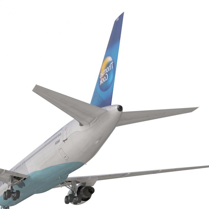 Boeing 767-300 Condor Flugdienst Rigged 3D model