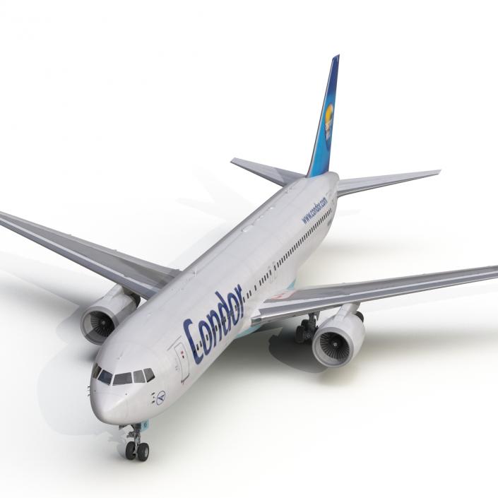 Boeing 767-300 Condor Flugdienst Rigged 3D model