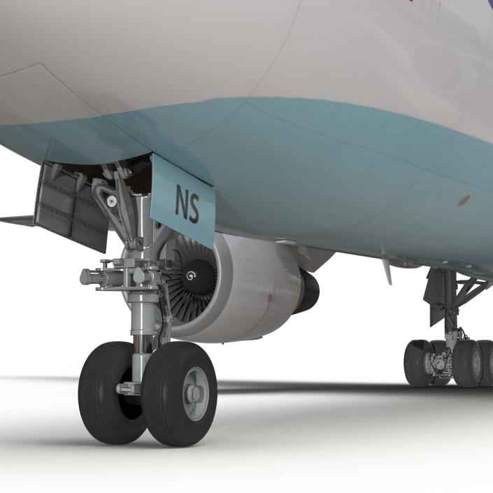 Boeing 767-300 Condor Flugdienst Rigged 3D model