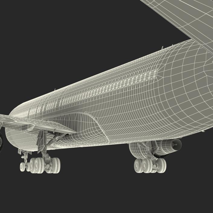 Boeing 767-300 Condor Flugdienst Rigged 3D model